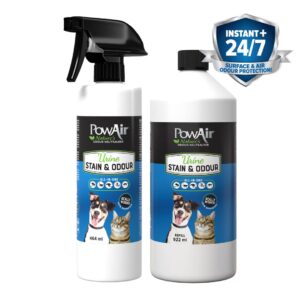 PowAir Pet Urine Stain & Odour Remover Spray & Refill